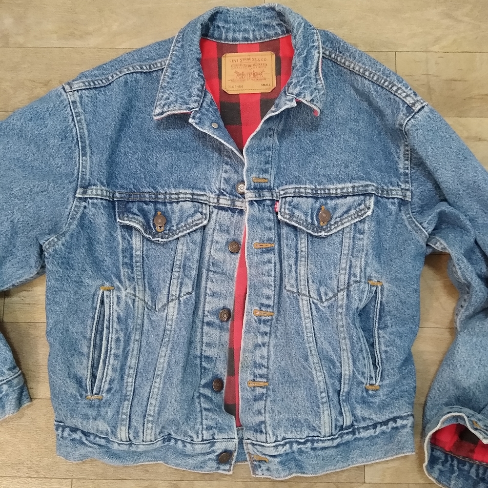 Levi's men's denim jacket small